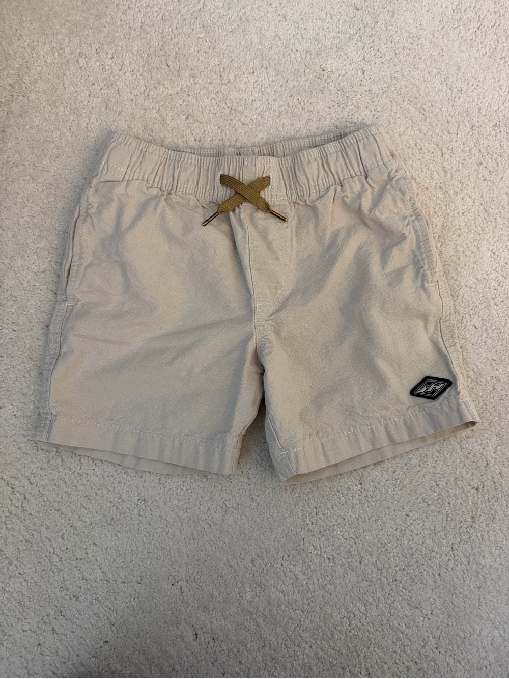 Billabong Tan Athletic Drawstring Boys Shorts